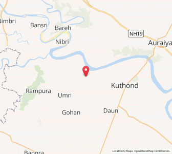 Map of Kothi Ninawali, Uttar Pradesh