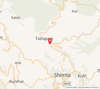 Map of Kothi Ser, Himachal Pradesh