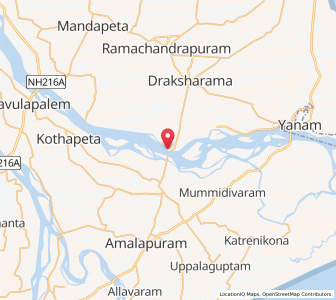 Map of Kotipalle, Andhra Pradesh