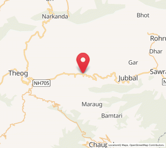 Map of Kotkhai, Himachal Pradesh