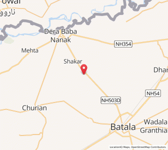 Map of Kotli Surat Malli, Punjab