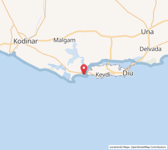 Map of Kotra Nes, Gujarat