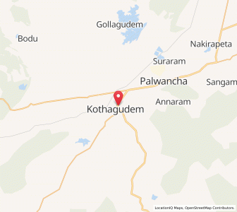 Map of Kottagudem, Andhra Pradesh