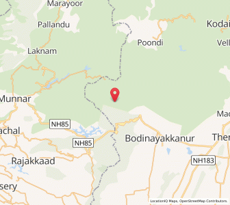 Map of Kottagudi, Tamil Nadu