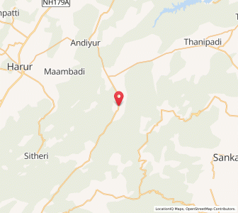 Map of Kottappatti, Tamil Nadu
