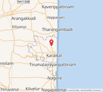 Map of Kottuchcheri, Puducherry