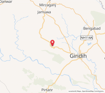 Map of Kowar, Jharkhand