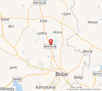 Map of Kowtha Buzurg, Karnataka