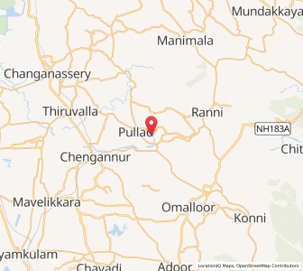 Map of Kozhancheri, Kerala
