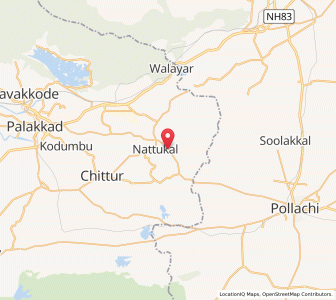 Map of Kozhinjampara, Kerala