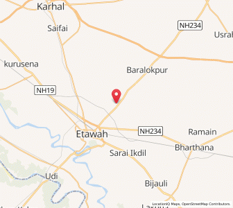 Map of Kripalpur, Uttar Pradesh