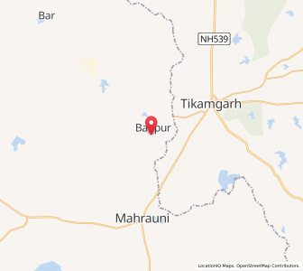 Map of Kshetrapal, Uttar Pradesh
