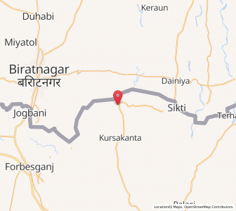 Map of Kuari, Bihar