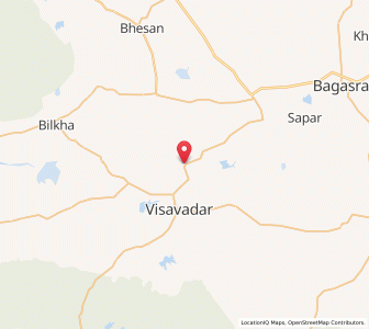 Map of Kuba, Gujarat
