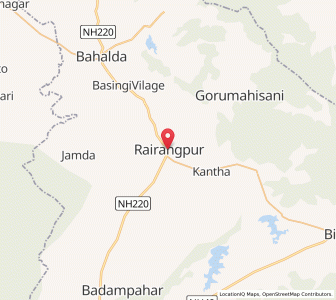 Map of Kuchaiburi, Odisha