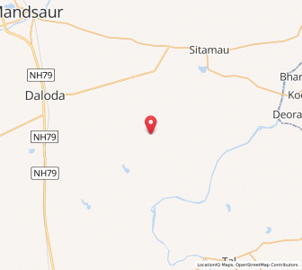 Map of Kuchrod, Madhya Pradesh