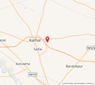 Map of Kudaiya, Uttar Pradesh