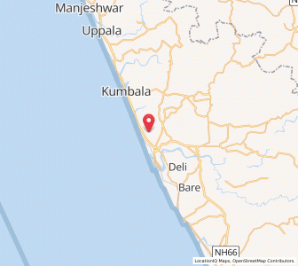 Map of Kudlu, Kerala