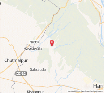 Map of Kuewala, Uttarakhand