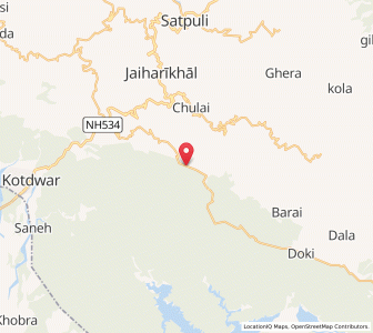 Map of Kugadda, Uttarakhand