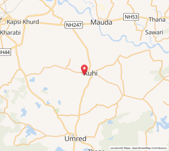 Map of Kuhi, Maharashtra