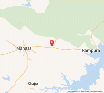 Map of Kukdeshwar, Madhya Pradesh