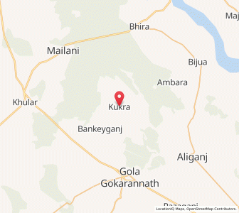 Map of Kukra, Uttar Pradesh