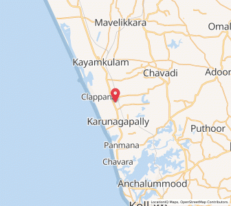 Map of Kulasekarapuram, Kerala