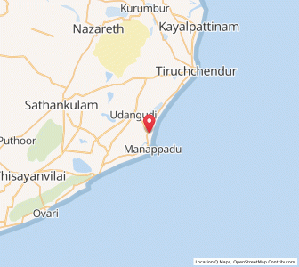 Map of Kulasekharapatnam, Tamil Nadu