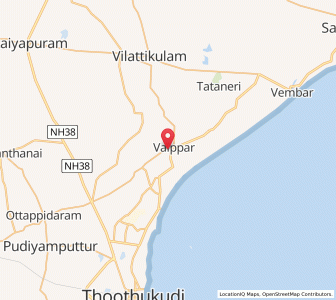 Map of Kulattur, Kerala