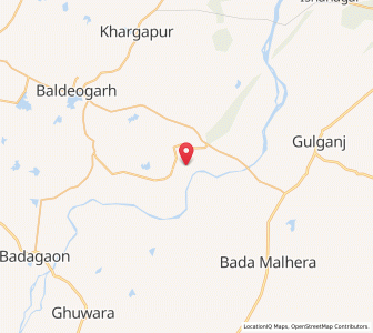 Map of Kulgawan, Madhya Pradesh