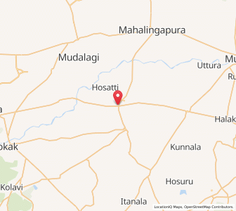 Map of Kulgod, Karnataka