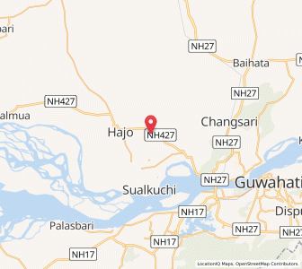 Map of Kulhati, Assam