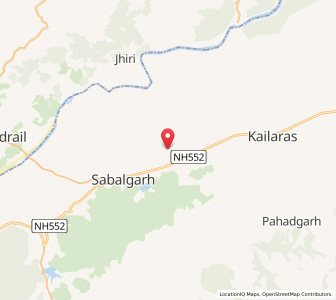 Map of Kulholi, Madhya Pradesh