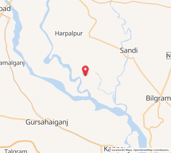 Map of Kulia, Uttar Pradesh