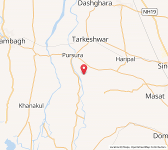 Map of Kuliara, West Bengal