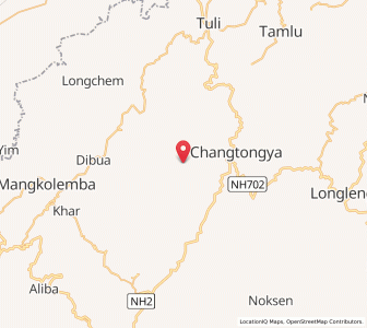 Map of Kulingmen, Nagaland