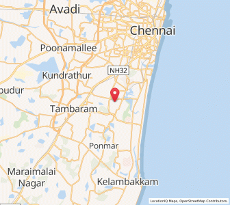Map of Kullattur, Tamil Nadu
