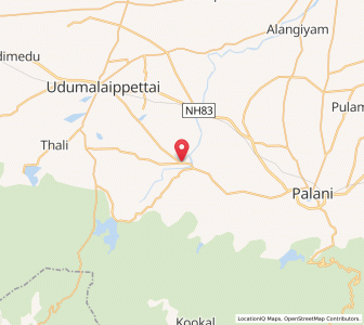 Map of Kumaralingam, Tamil Nadu