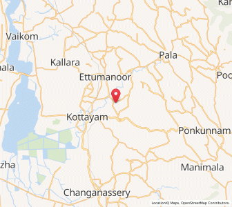 Map of Kumaranallur, Kerala