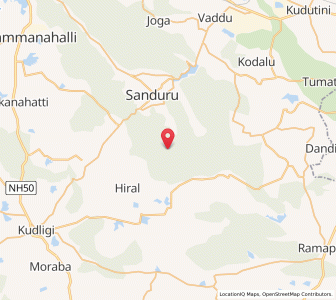 Map of Kumaraswami, Karnataka