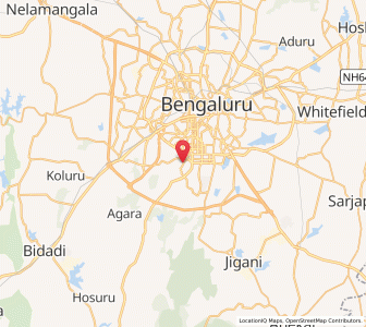 Map of Kumaraswamy Layout, Karnataka