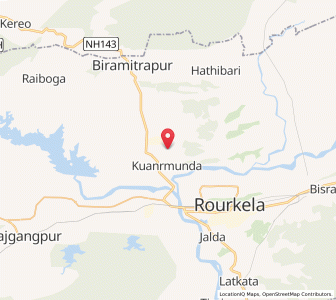 Map of Kumarmunda, Odisha