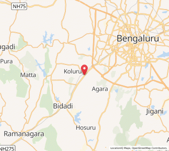 Map of Kumbalgod, Karnataka