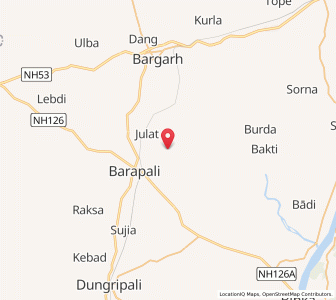 Map of Kumbhari, Odisha