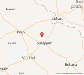 Map of Kumharon ki Dhani, Rajasthan
