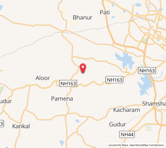Map of Kummera, Andhra Pradesh