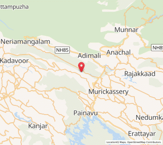 Map of Kumudi, Kerala