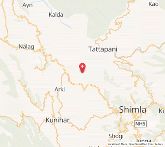 Map of Kun ka Khet, Himachal Pradesh