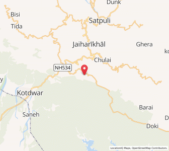 Map of Kunakholi, Uttarakhand
